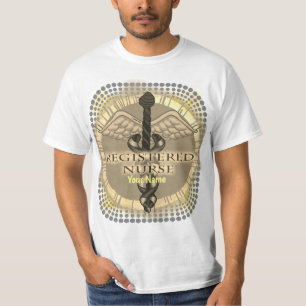 T-shirt Infirmière diplômée Caducée