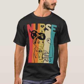 T-shirt Infirmière diplômée Rosie vintage