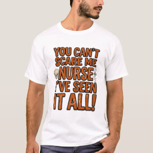T-shirt Infirmière drôle a tout vu conception Halloween vi