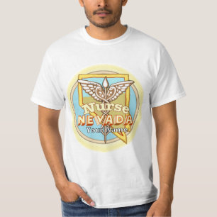 T-shirt Infirmière du Nevada Caducée