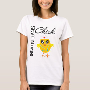 T-shirt Infirmière du personnel Chick v1