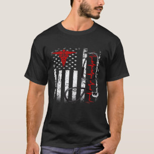 T-shirt Infirmière du personnel médical américain fier doc