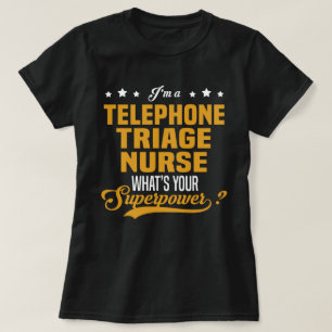 T-shirt Infirmière du triage téléphonique