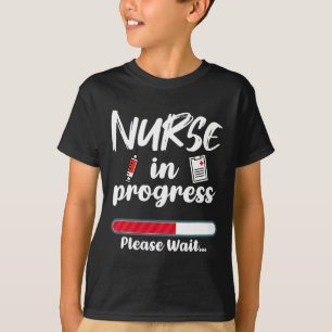 T-shirt Infirmière en cours Chargement Funny Nursing Schoo