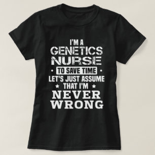 T-shirt Infirmière en génétique