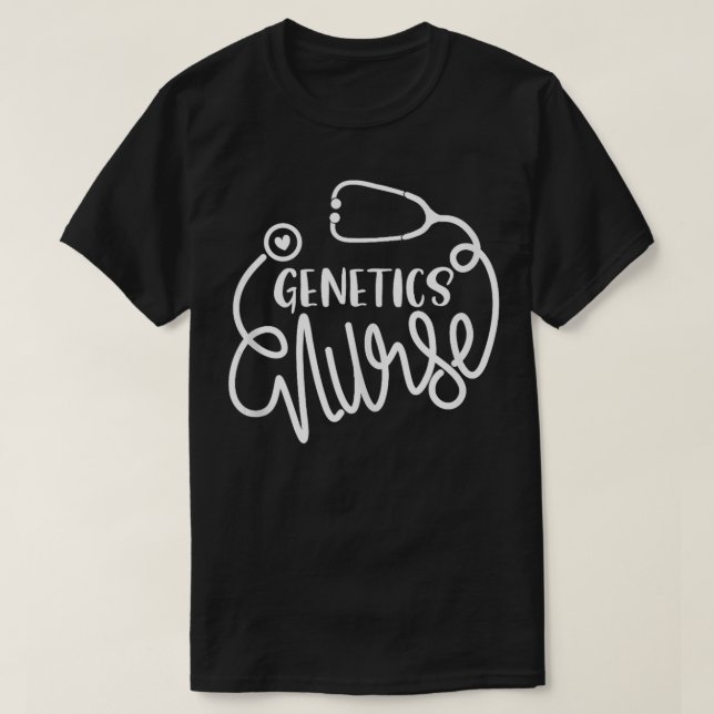 T-shirt Infirmière en génétique Cute Adulte Département de (Design devant)