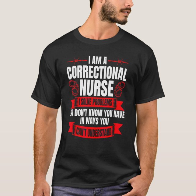 T-shirt Infirmière en milieu correctionnel RN Correction I (Devant)