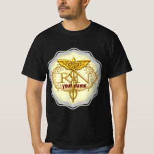 T-shirt Infirmière en or