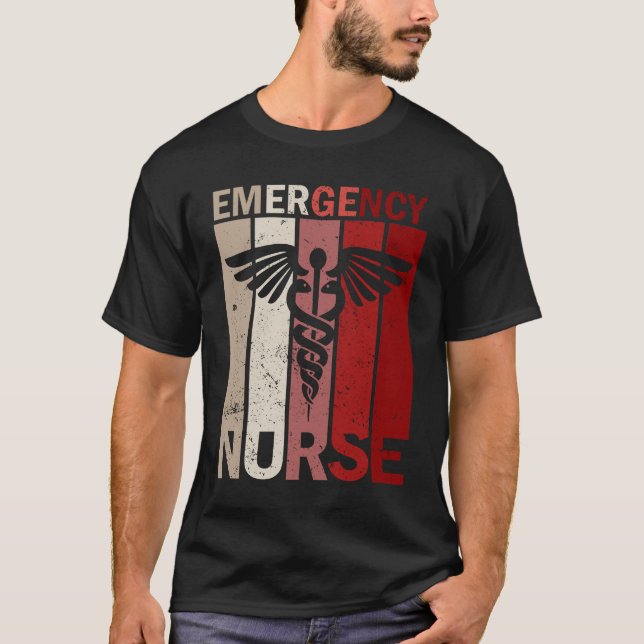 T-shirt Infirmière en salle d'urgence - infirmière en sall (Devant)