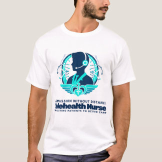T-shirt Infirmière en télésoin : compassion sans distance