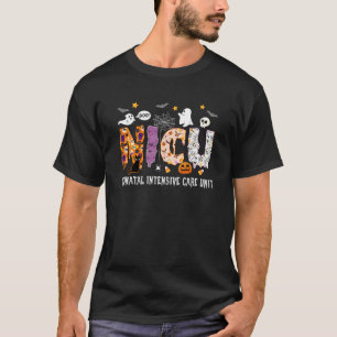 T-shirt Infirmière en USIN Halloween Spooky Ghose Néonatal