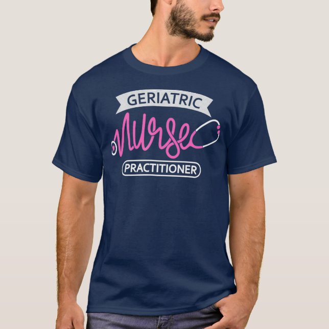 T-shirt Infirmière gériatrique Praticien Gérontologique (Devant)