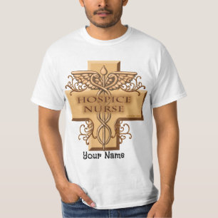 T-shirt Infirmière hospitalière Cross Caduceus