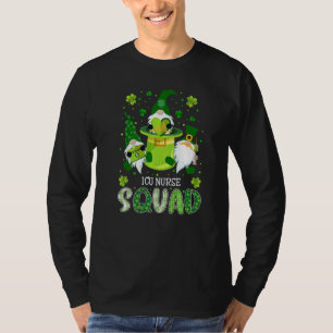 T-shirt Infirmière Icu Escadron Infirmière St Patrick Gnom