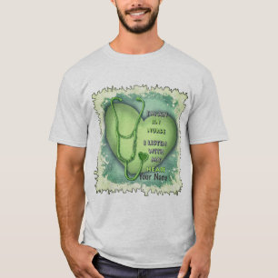 T-shirt infirmière infirmière de coeur vert
