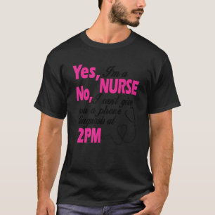 T-shirt Infirmière Infirmières Travail Hôpital Enseignemen