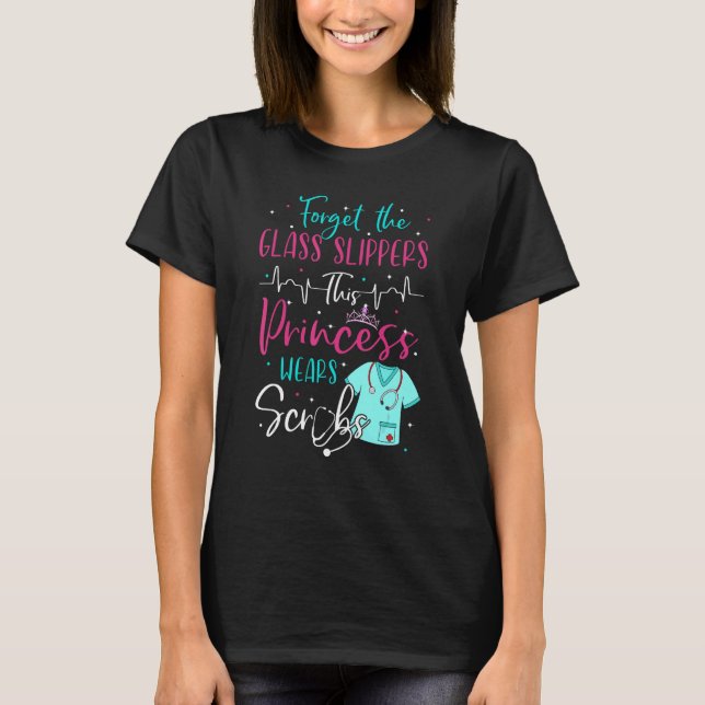 T-shirt Infirmière inscrite CNA LPN BSN Scrubs Femmes (Devant)