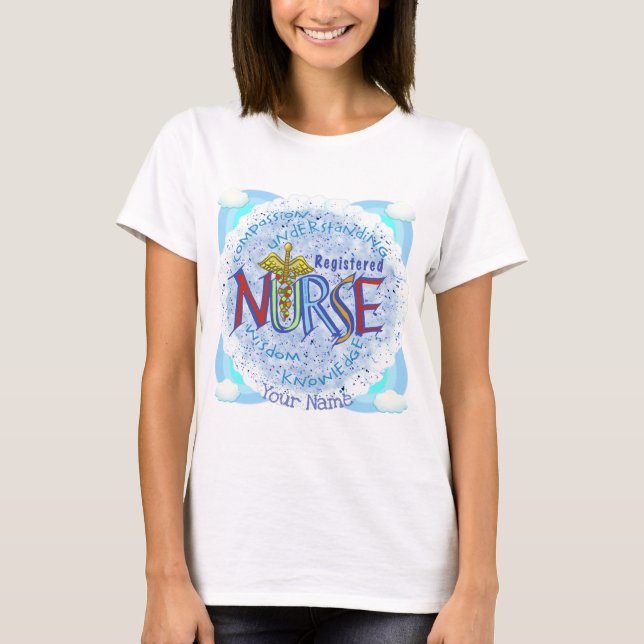 T-shirt Infirmière inscrite Motto (Devant)