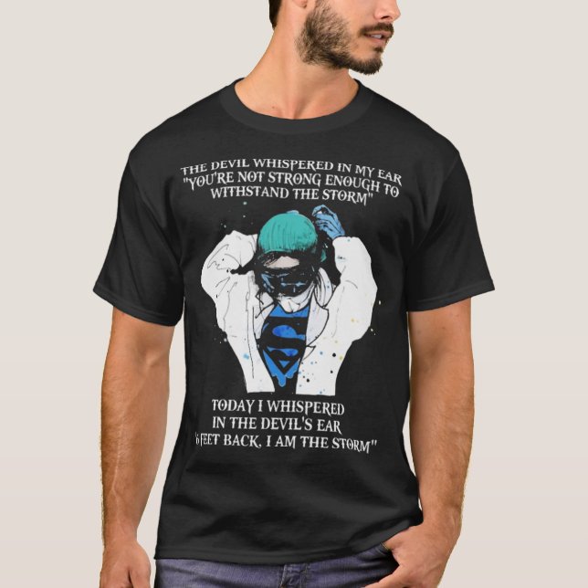 T-shirt Infirmière Je Suis La Tempête (Devant)
