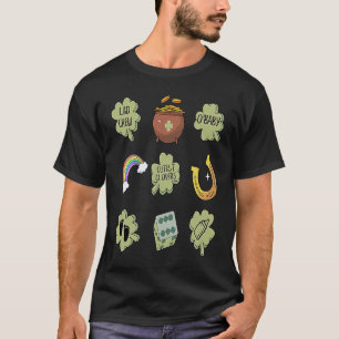 T-shirt Infirmière jour de la Saint-Patrick NICU OB L D Bo