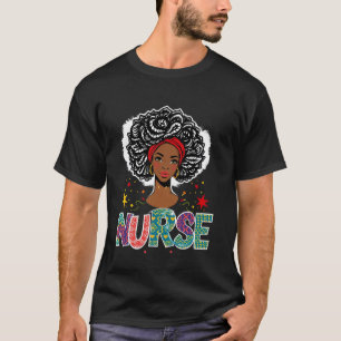 T-shirt infirmière Juneteenth depuis 1865 pour femmes fill