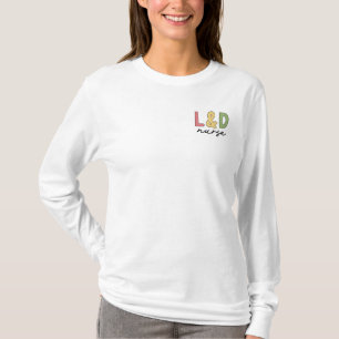 T-shirt Infirmière L et D Infirmière de la main-d'oeuvre