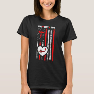 T-shirt Infirmière Médicale Infirmière De La Main-D'Oeuvre