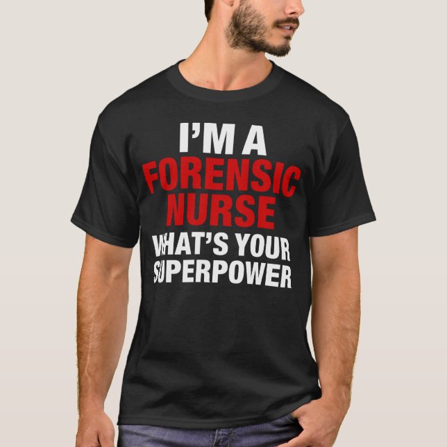 T-shirt Infirmière médico-légale (Devant)