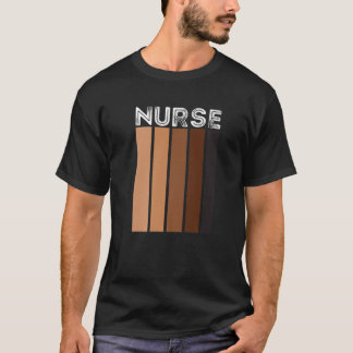 T-shirt Infirmière Melanin Afro Queen Mois de l'histoire d