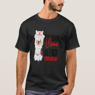 T-shirt Infirmière Mignonne Ambulancier Urgentiste Alpaca
