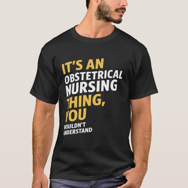 T-shirt Infirmière obstétrique (Devant)