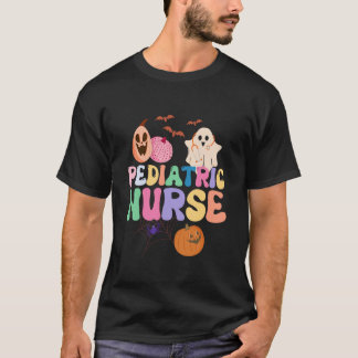 T-shirt Infirmière pédiatrique fantôme effrayant Costume H