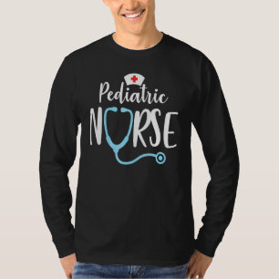 T-shirt Infirmière pédiatrique Pédiatre Stéthoscope Soins