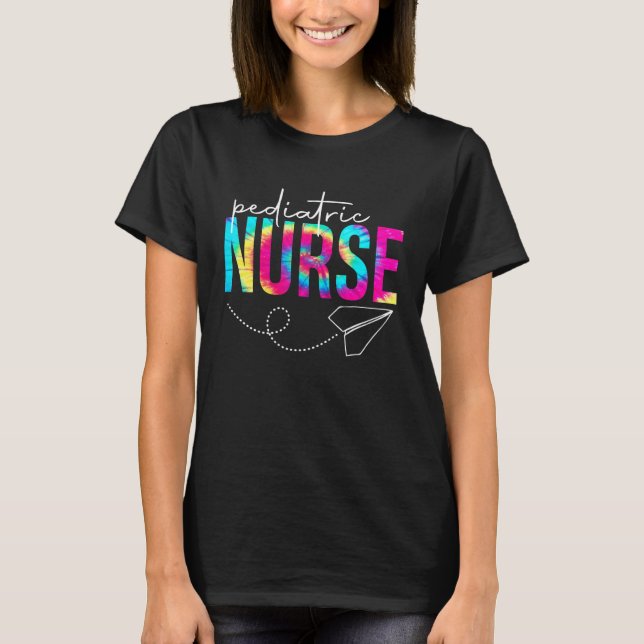 T-shirt Infirmière pédiatrique Vie Infirmière École de soi (Devant)