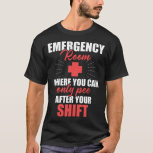 T-shirt Infirmière Pee après les soins infirmiers concep