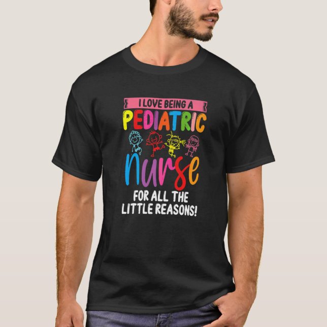 T-shirt Infirmière Pour Toutes Les Petites Raisons Nu Pédi (Devant)