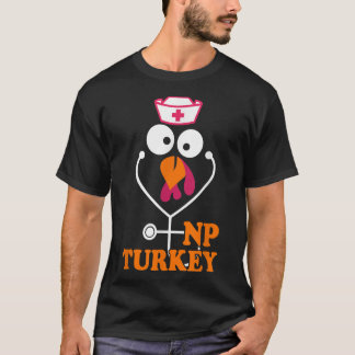 T-shirt Infirmière Praticien Thanksgiving NP Turquie Infir
