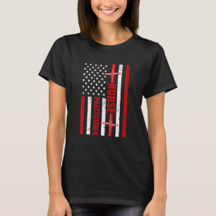 T-shirt Infirmière Praticien US Drapeau Américain Stet H