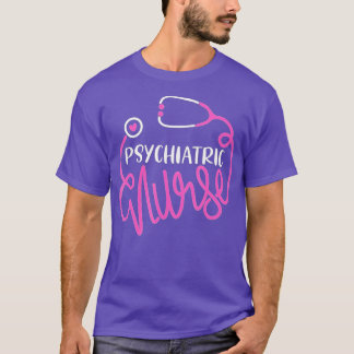 T-shirt Infirmière psychiatrique Cute RN Soins infirmiers