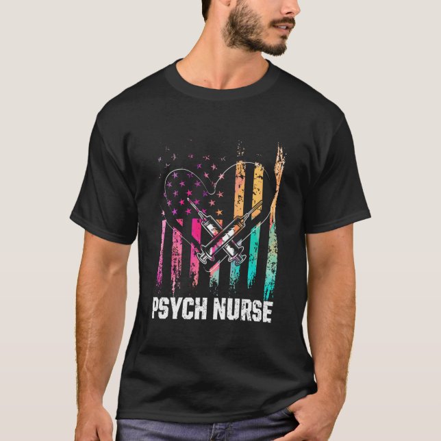 T-shirt Infirmière Psychiatrique Infirmière Rn (Devant)