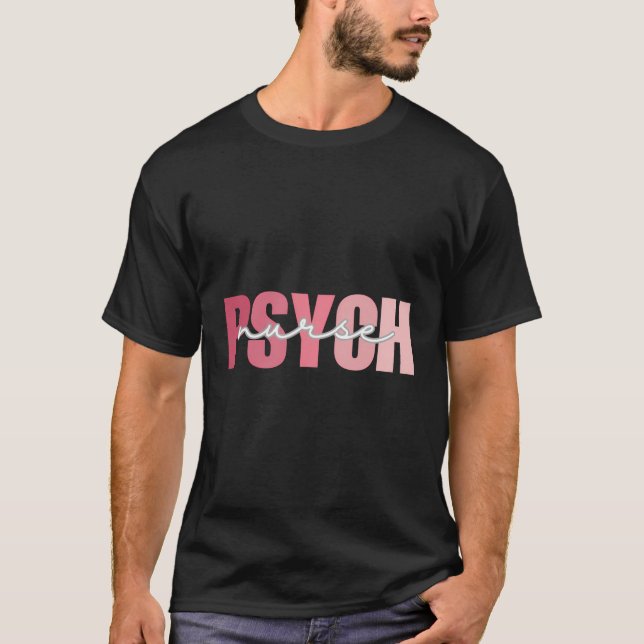 T-shirt Infirmière psychiatrique Santé mentale Funny Équip (Devant)