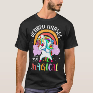 T-shirt Infirmière retraitée Rn Infirmière magique Unicorn
