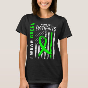 T-shirt Infirmière Rn Green pour mes patients Maladie du r