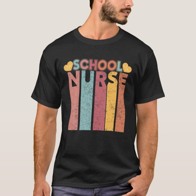 T-shirt Infirmière scolaire (Devant)