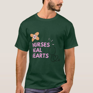 T-shirt Infirmière, soigne le cœur – Compassion dans chaqu