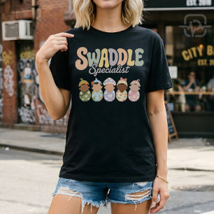 T-shirt Infirmière spécialiste en emmaillotage USIN Accouc