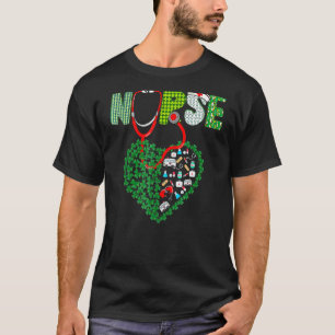 T-shirt Infirmière St Patrick S Day Lucky Nurse Er Icu Nic