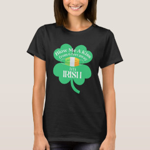 T-shirt Infirmière St Patrick's Day Embrasse-moi Je suis I