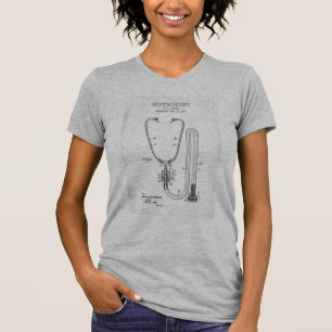 T-shirt Infirmière Stethoscope Cadeau Médicale