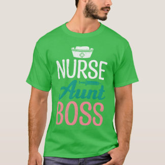T-shirt Infirmière Tante Patron Fête des mères Tantes garç
